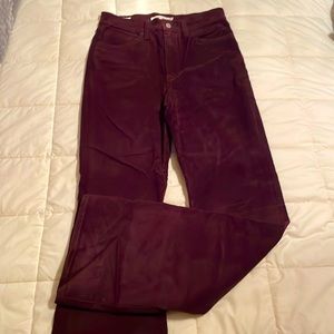 Levi’s Red Ribcage bootcut corduroy size 28 (will fit size 27/28, true to size)